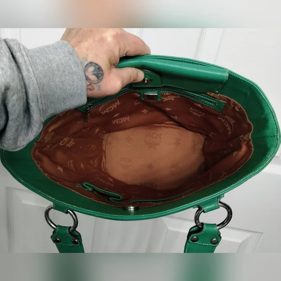 MCM Studded Shoulder Bag - Picture 8 of 12